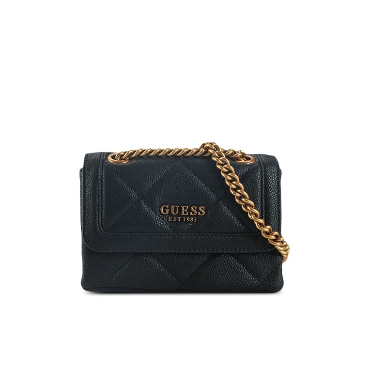 Tas Hand Bag Guess Original Abey Mini Crossbody Flap 1 main compartment Satchel Bags Wisuda Elegan B