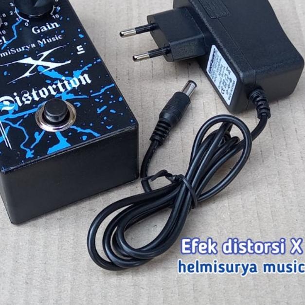 ☀ Efek gitar - Efek distorsi X plus Adaptor ▼