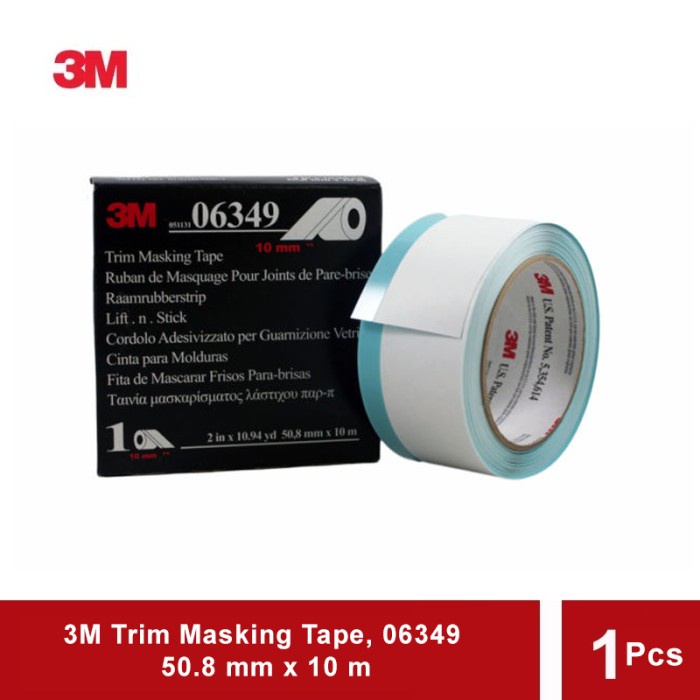 

Terlaris 3M 06349 Trim Masking Tape - 50,8Mm X 10M