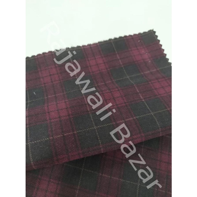 SALE Kain COTTON / KATUN STRETCH SPANDEX MOTIF KOTAK - EXPORT QUALITY -