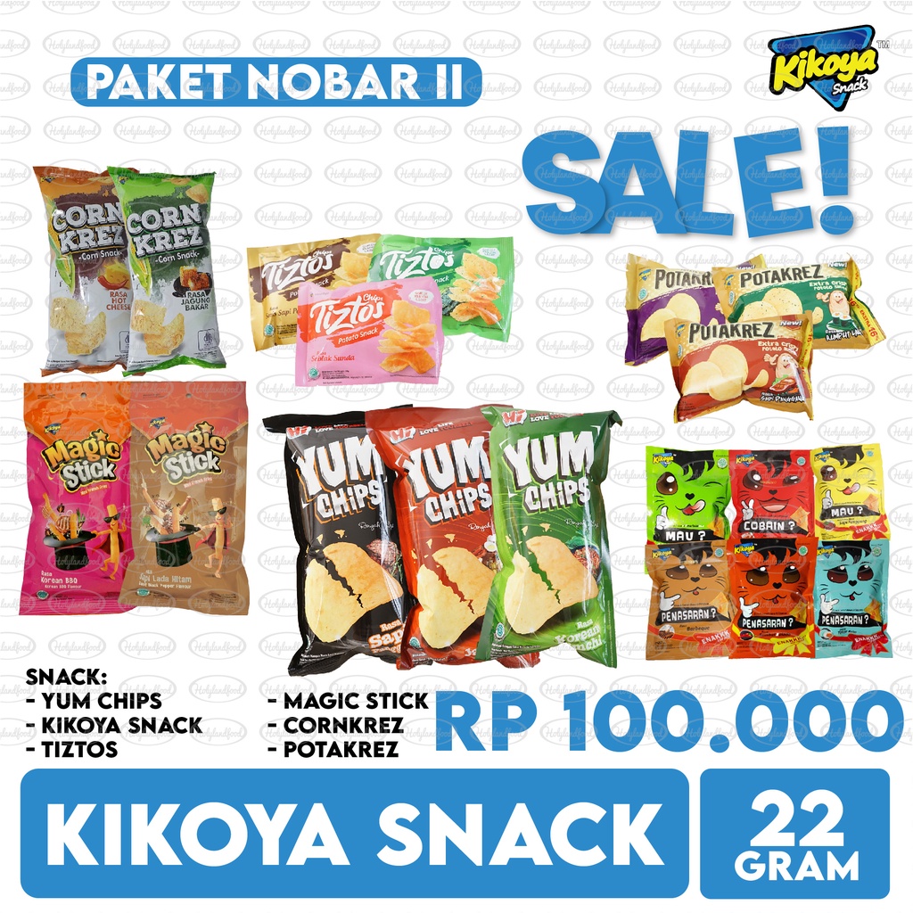 

PAKET NOBAR II - MAKANAN RINGAN CEMILAN KIKOYA