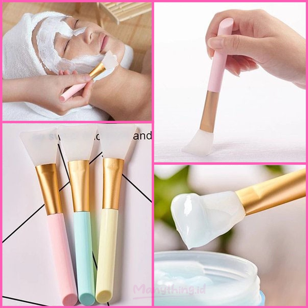 Brush Makeup Silikon / Kuas Masker Silicone / Facial Face Mask Gel Termurah