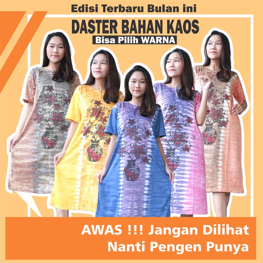 Daster Kaos Kekinian Baju Tidur Bahan Kaos Daster Kaos Murah Daster Bahan Kaos Daster Pelangi