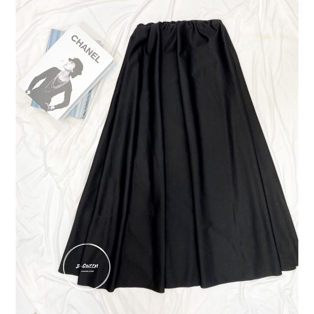 FLARE SKIRT ROK PANJANG WANITA KOREA MAYUNG FIT XL