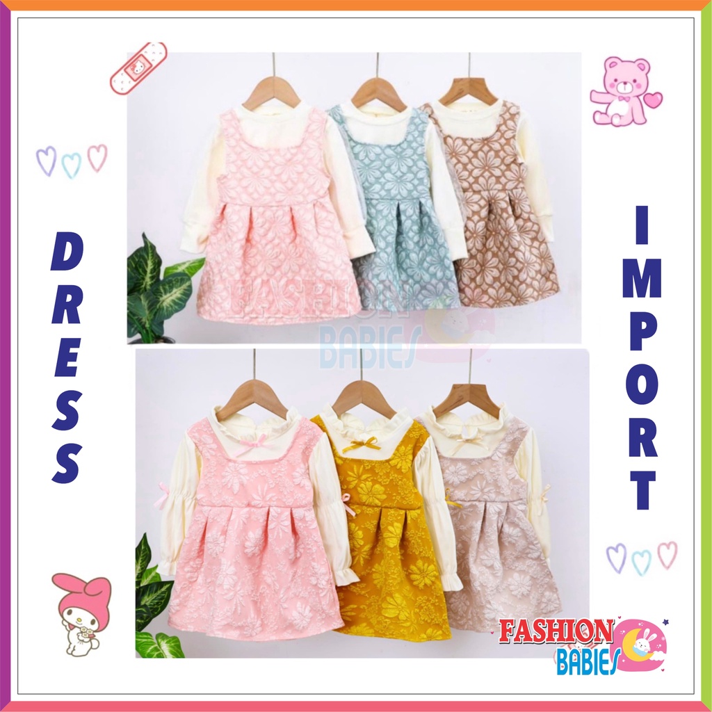 HS-PT01 DRESS BABY GIRL IMPORT | DRESS BAYI ANAK PEREMPUAN ❤ Fashionbabies ❤