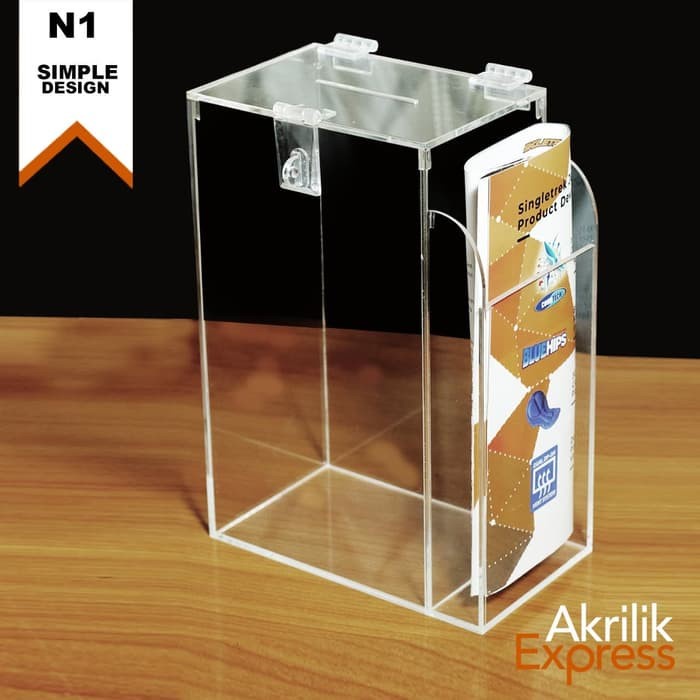 Kosu Kotak Surat / Kotak Saran / Kotak Amal / Akrilik Kotak Saran