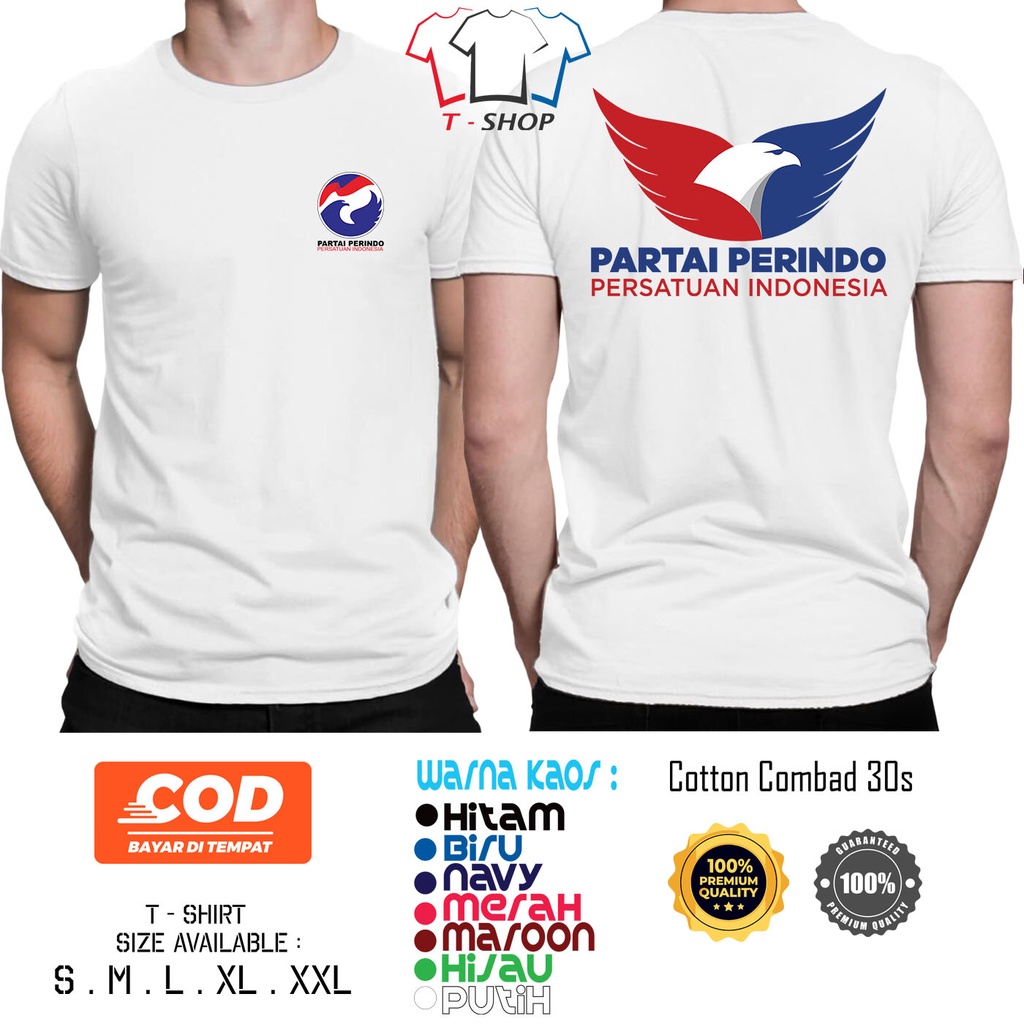 Kaos Baju Perindo Indonesia Kaos Partai Politik
