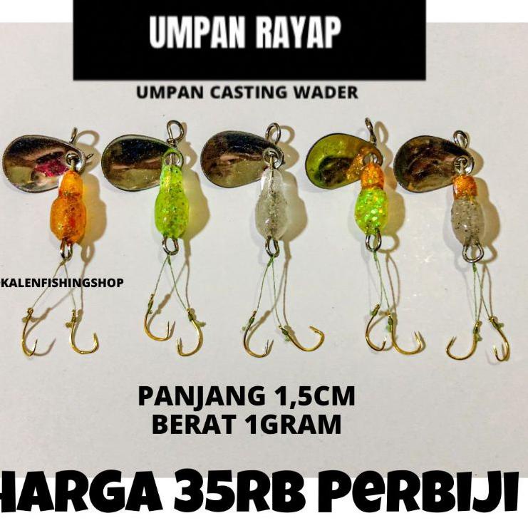 Penjualan Murah UMPAN RAYAP KALEN / UMPAN CASTING WADER