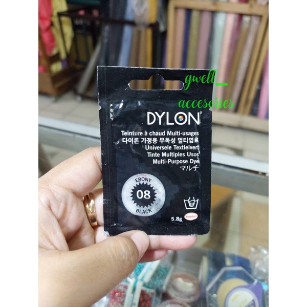 DYLON PEWARNA TEXTILE, KANCING ,RENDA DLL,  WANTEK, PEWARNA KAIN