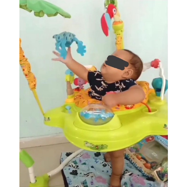 Jumperoo BabyElle Jungle Jumper Walker Preloved Second Bekas Like new Murah Jumpero Alat Lompat Bayi