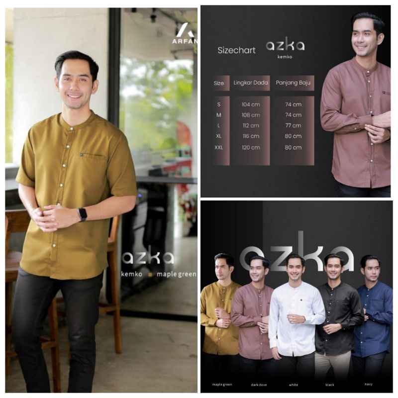 AZKA KEMKO KOKO PANJANG DAN PENDEK ORI ARFAN