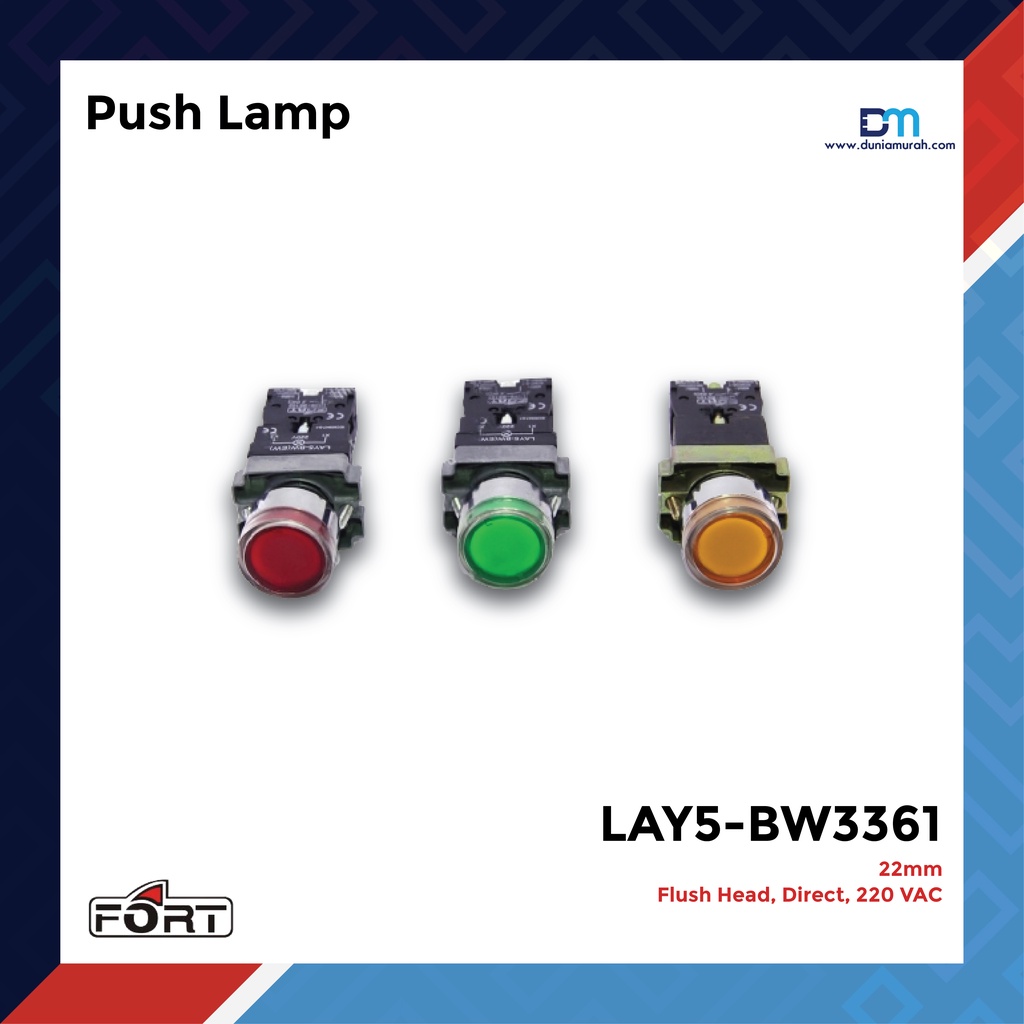 FORT Push Lamp LAY5-BW3361