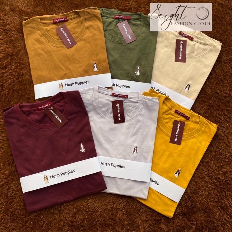 MENARIK Kaos Hush Puppies Branded Baju Hush Puppies Pria Wanita Orig1n4l Hush Puppies Lengan Pendek 