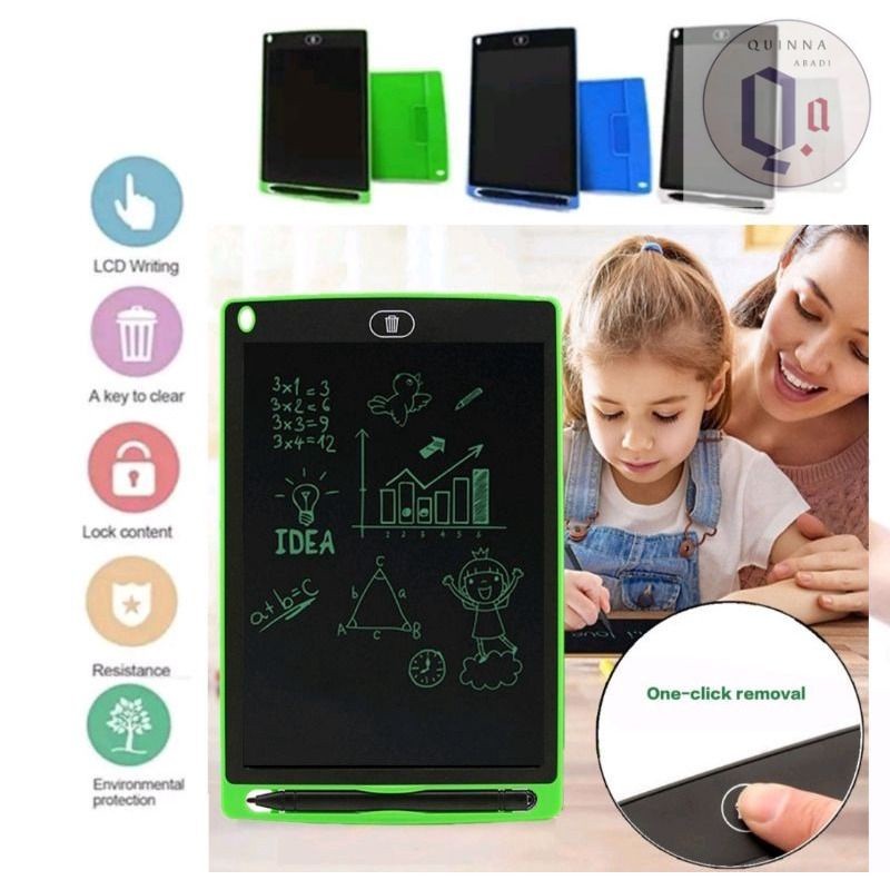 LCD Wrinting Tablet Drawing Pad Papan Tulis LCD Mainan Edukasi Anak