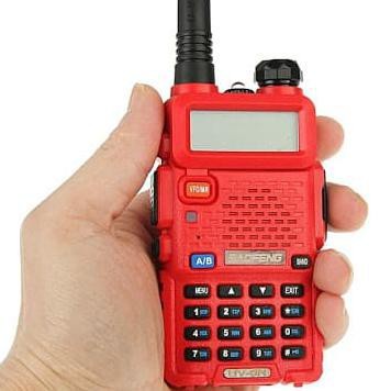 WALKIE TALKIE UV5R RADIO UV-5R HT UV5R UV-5R MERAH UV5R UV5R JARAK 5KM