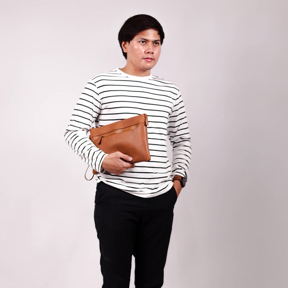 POUCH/CLUTCH/HANDBAG kulit asli LIMIA by BULL.LTHR