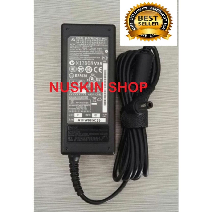 Charger Casan Adaptor Laptop 65w For Msi Series 19V 3.42A