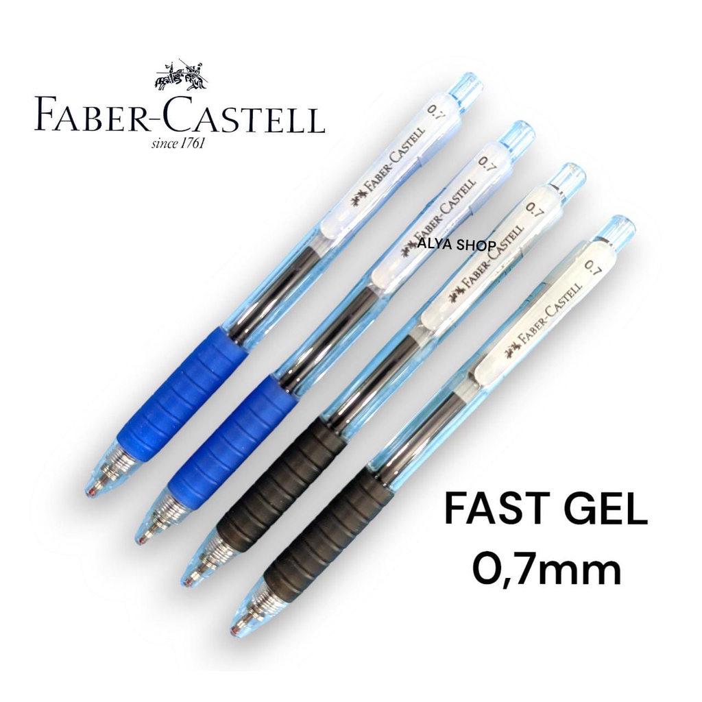 

FABER CASTELL Pulpen Gel Pen Fast Gel / Ballpoint Faber Castell 0.7 mm