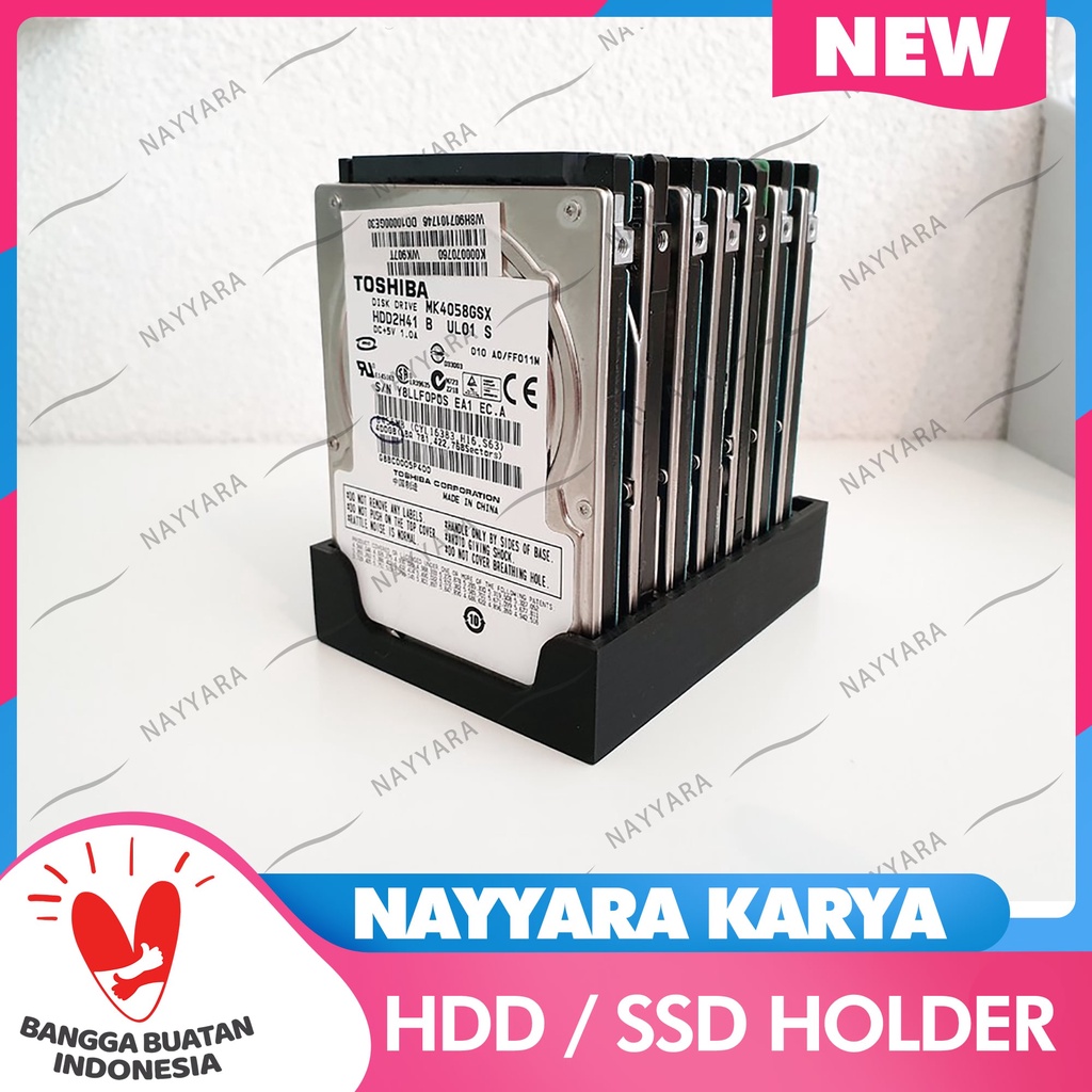 Nayyara Hardisk HDD SSD Holder Rak hardisk dock Hardisk Stand