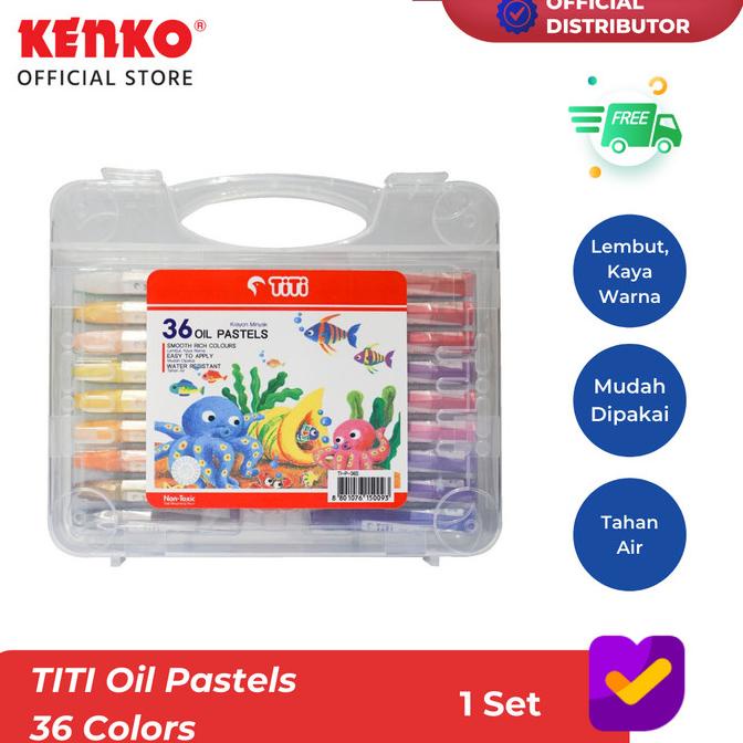 

SALE TITI OIL PASTEL CRAYON 36 COLORS KENKO STATIONERY