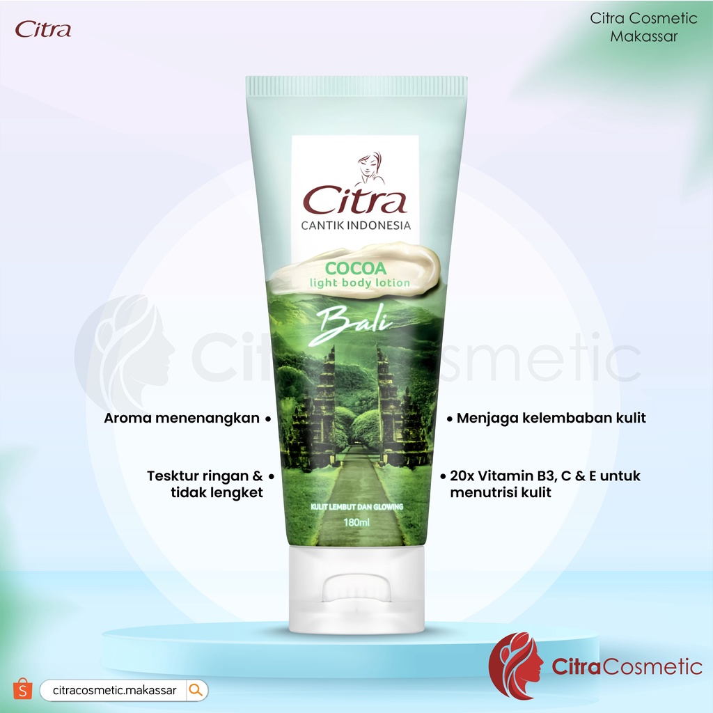 Citra Cocoa Light Lotion Uv 180 Ml