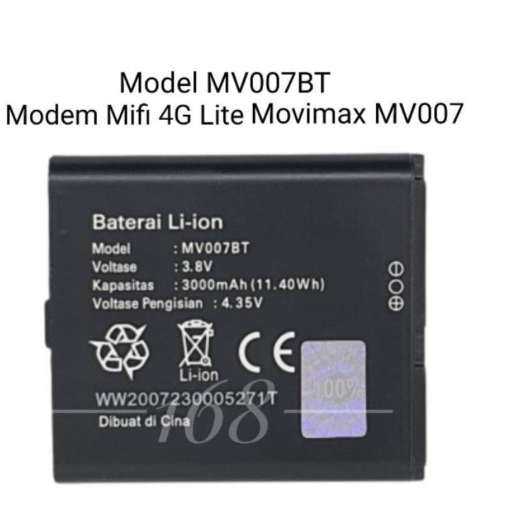 Sekarang Keren  Batre Modem Mifi 4G Lite Movimax MV007 Batere Movimax MV007BT Modem Ufo Max DC017 Or