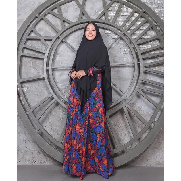 READY STOCK (GAMIS SAJA) MOANA DAILY DRESS SYARI BY FAALIZA Murah