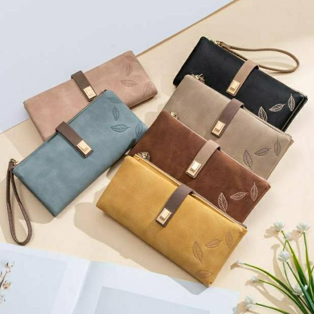 HARGA SPESIAL Prettyzys - ORI - LAURA LONG WALLET - Dompet wanita - Dompet panjang - Dompet kartu