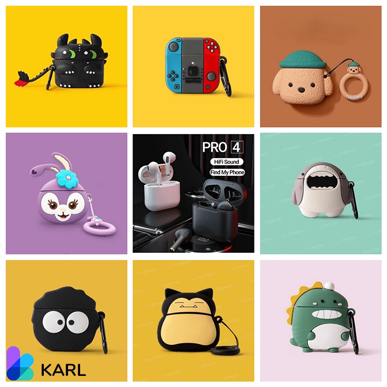 Case Roker Wonder EB811 Pro 4 Casing untuk Ecle Pro 4 Inpods Pro 4 Mini Bluetooth