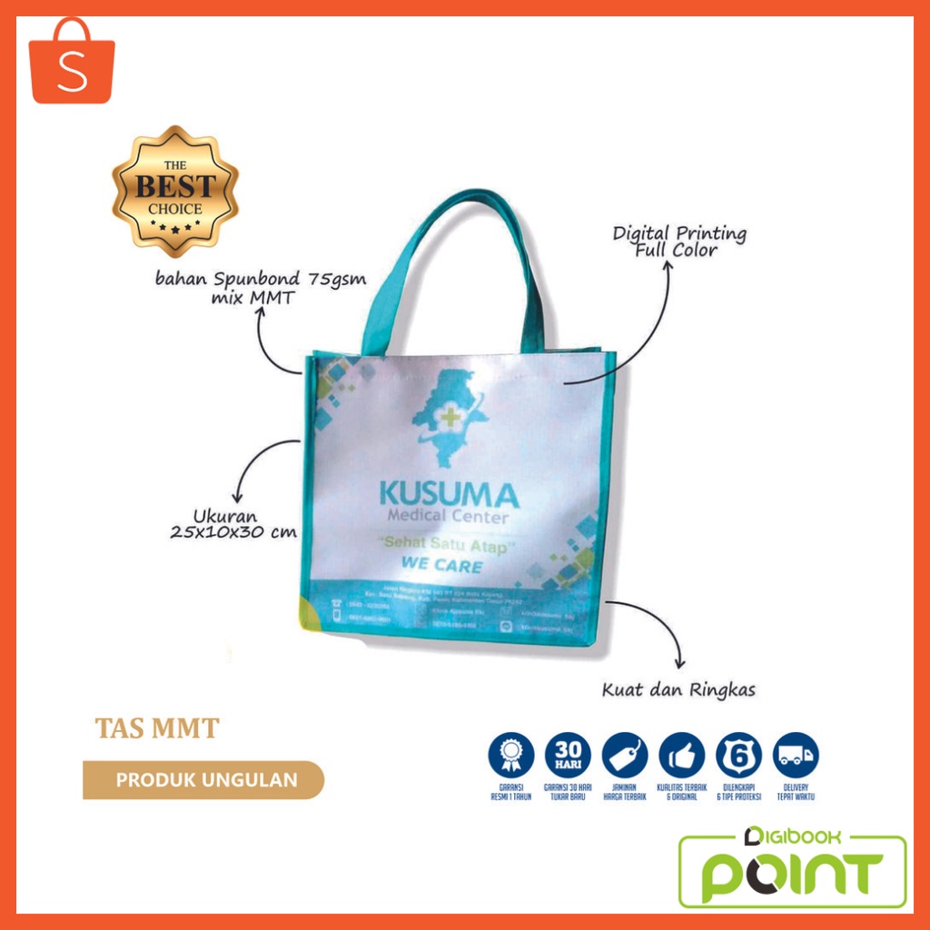 

Tas Goodiebag Full Colour Custom 30x40x15 cm untuk Souvenir Seminar