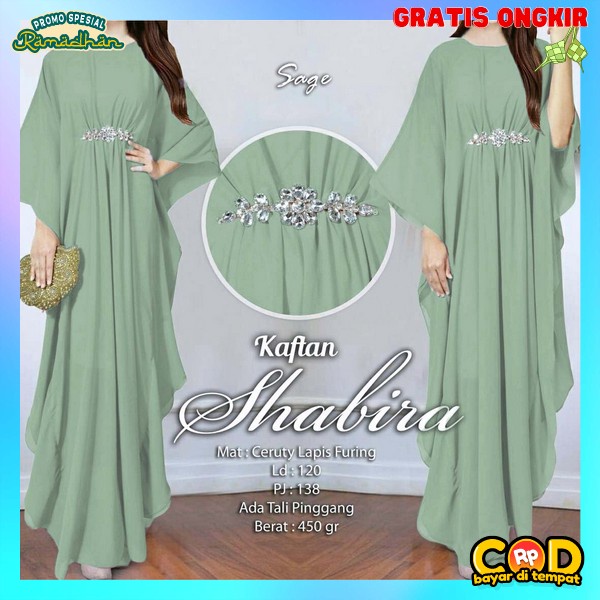 Bj Idul Fitri Modern Gamis Kaftsn Kekinian Kafyan Dres Muslim Laftan Waita Kondangan Kagtan Bahan Ad