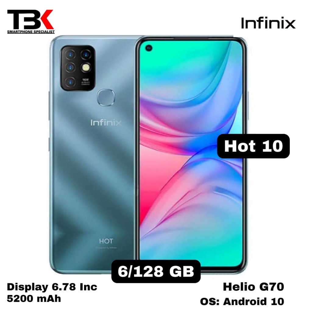 Infinix Hot 10 Ram 6/128GB Second