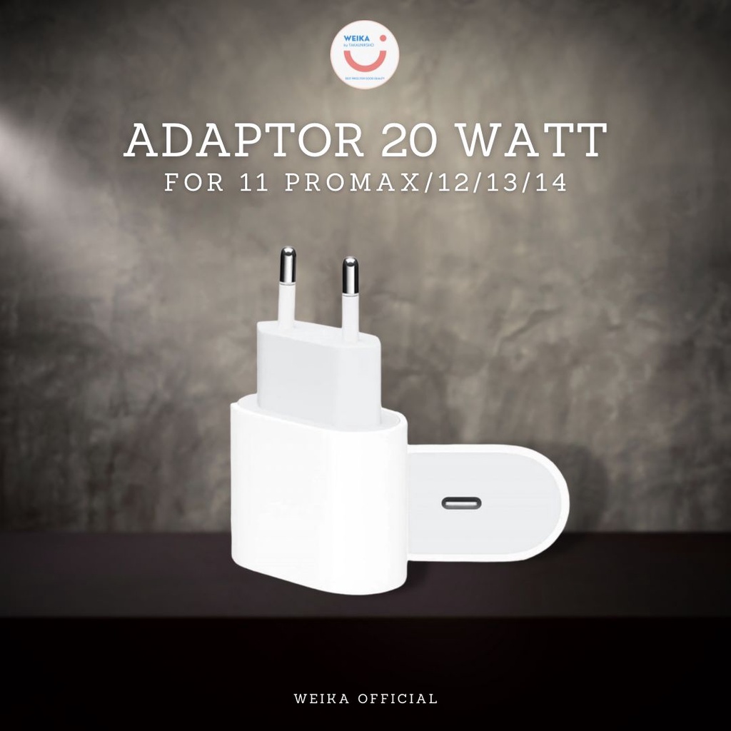 Adaptor 20 Watt USB C for 11 ProMax/12/13/14 Series
