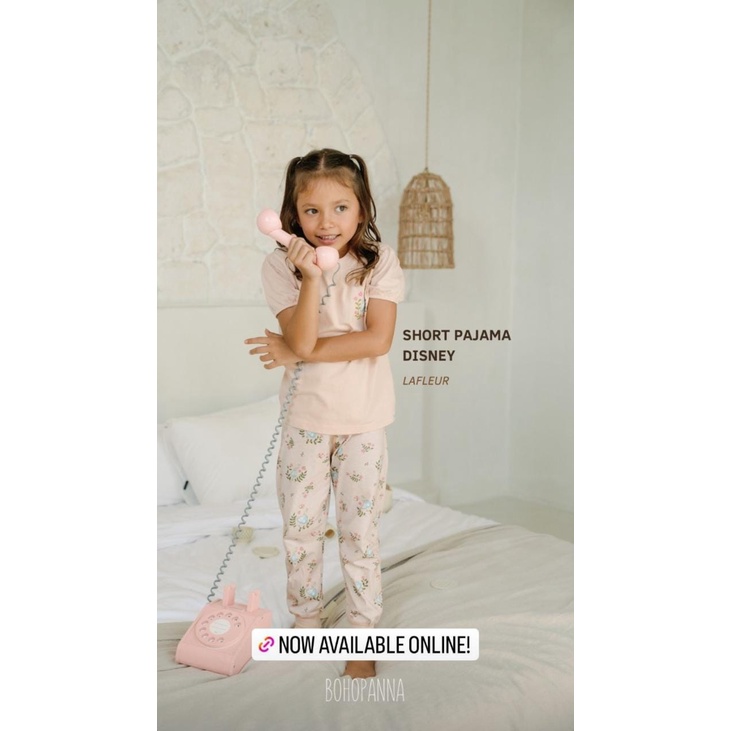 Bohopanna Short Pajama Girl 1-10 Tahun Setelan Piyama Kombinasi Pendek Panjang Disney Alice In Wonderland Anak Perempuan CBKS