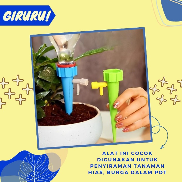 Tetes Tanaman Otomatis Alat siram tanaman Kran Taman Irigasi Kebun / Alat Penyiram Otomatis Sistem Siram Tetes Air Drip Dripper Irigasi Tanaman Botol / Alat Siram Tanaman Otomatis Sistem Tetes