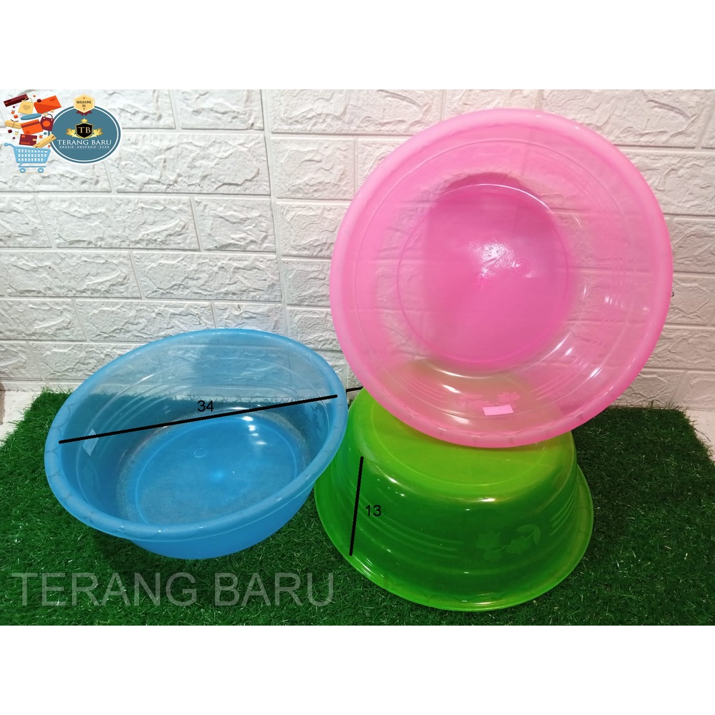 Baskom Plastik | Wadah Serba Guna | baskom bening