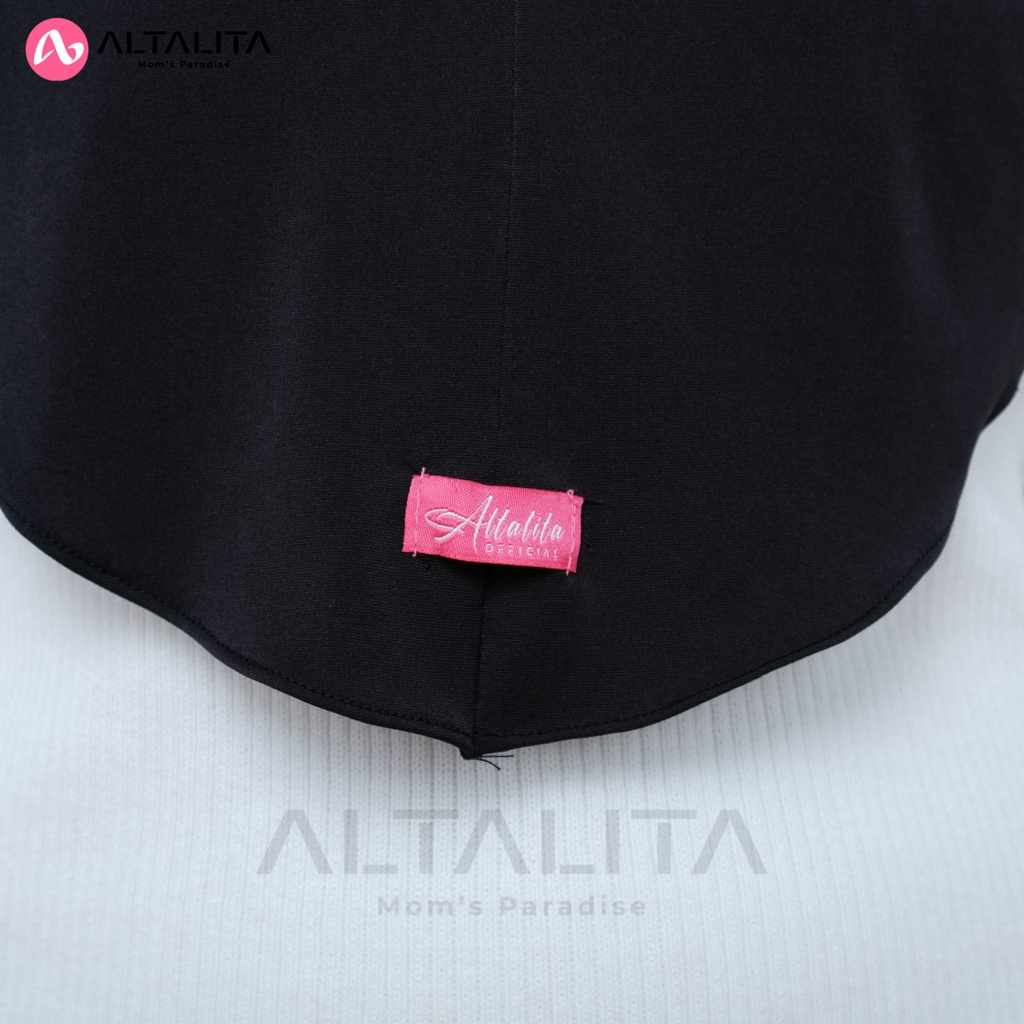 Altalita - Kerudung Bergo Qaila Penguin Jilbab Instan Hamidah Size M Menutup Dada Hijab Sport pet Tebal Bahan Jersey Premium Cocok Untuk Sekolah Olahraga Volly Futsal Senam dan Sehari-Hari