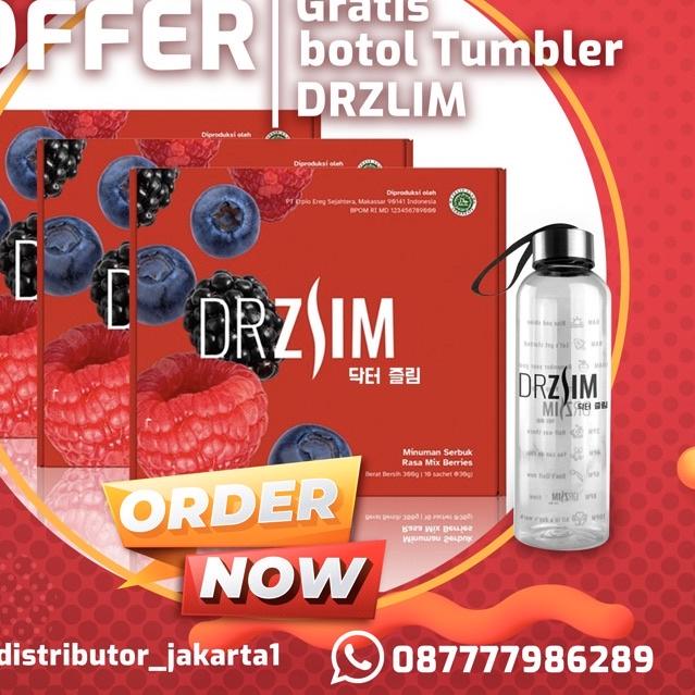 

✿ READY!! Beli 3 Box Gratis gift. DRZLIM(,fiber,diet)/box/10 sachets -HALAL ♦