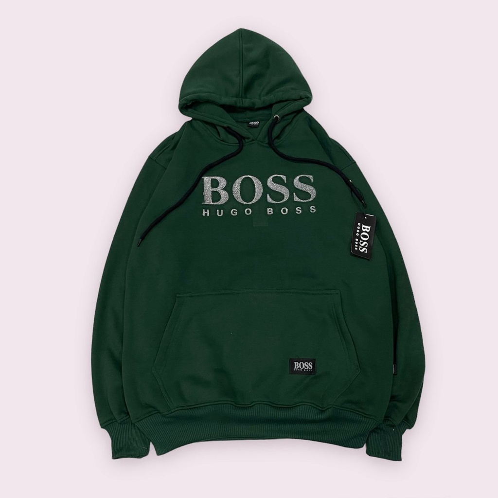 Sweater Hoodie HG BOSS premium bordir / jaket hoodie pria wanita distro / hoodie premium