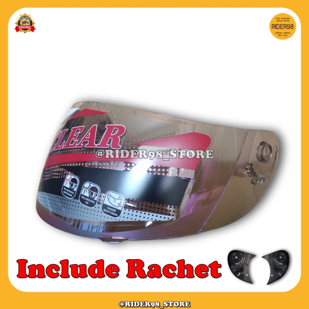 Kaca Helm Mds Blade - Blade 200 - Mds Sparta - Viper - Vegas Visor - Ink 2In1, Vektor, Crypto, Newto