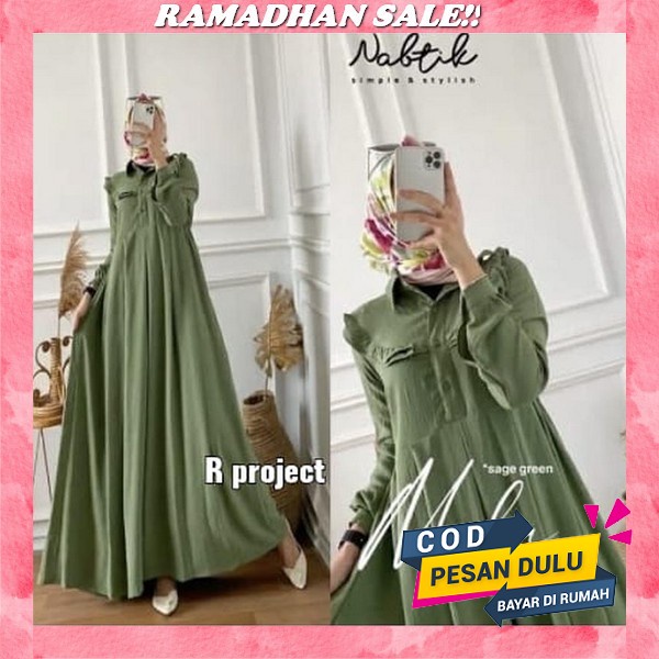 Mf Store - Cod - (Busui) Baju Abaya Turki Terbaru 2023 - Abaya Turkey Mewah Elegan - Dress Hitam Ele