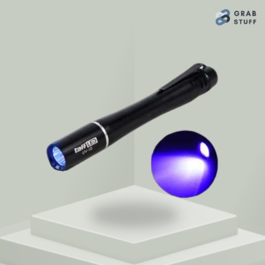 Senter Led Ultraviolet UV Pendeteksi Pengecek Uang Asli Palsu Light Pen Mini 395nm / Alat Cek Uang A
