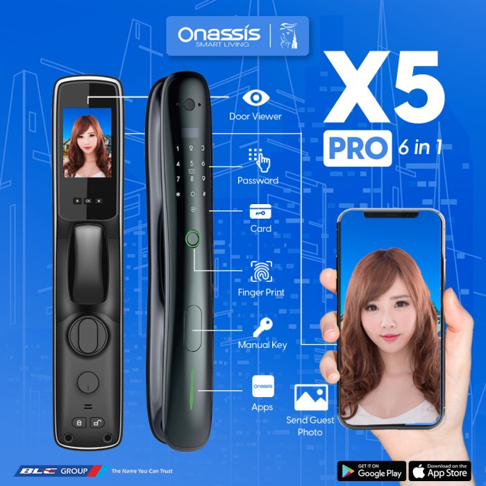 Acd Smart Lock-Smart Home Onassis X5 Pro