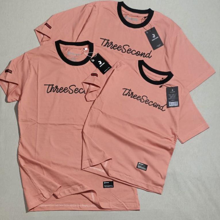 STOK TERBATAS KAOS COUPLE FAMILY KELUARGA 3SECOND KEREN TSHIRT BAJU KEMBARAN AYAH IBU ANAK BONUS STI