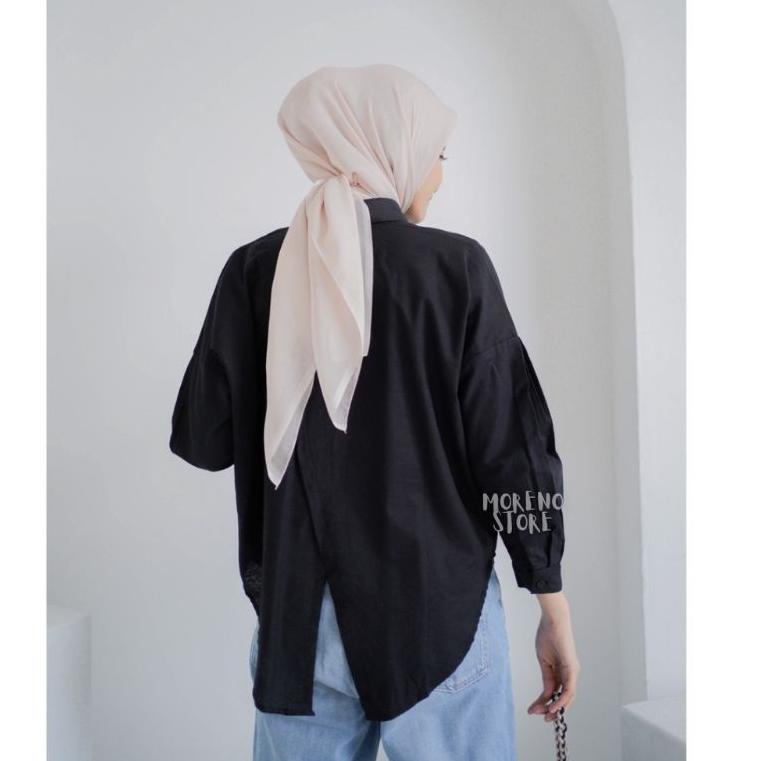 READY Kemeja Linen Nelka Shirt Kemeja Wanita Premium
