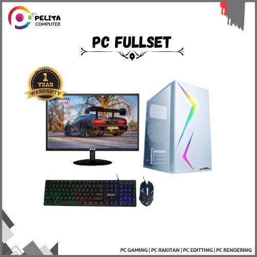 Pc Core i5 6500 Ddr 4 16gb Ssd 256Gb Hdd 500gb GEN 6 fulset rakitan intel computer komputer