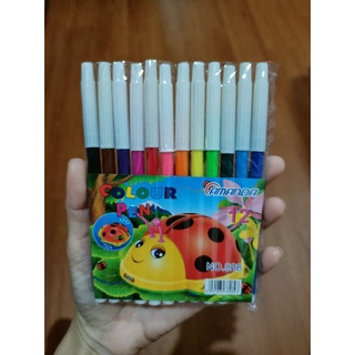 

1 BUNGKUS KELIR COLOUR PEN CAT WARNA SPIDOL WARNA ISI 12PCS