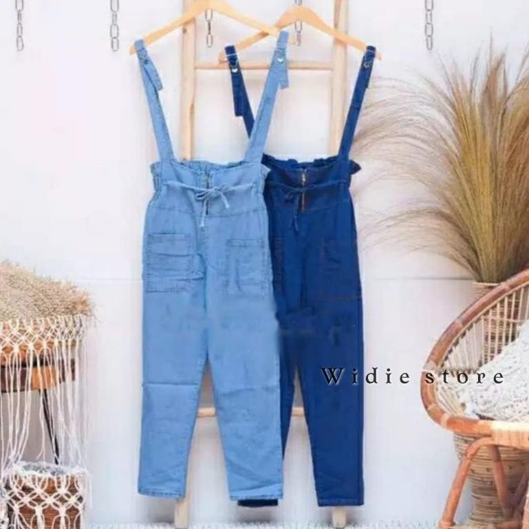 [ART. 5964] GIRLS OVERALL (007) CELANA JEANS OVERALL / OVERALL JEANS CELANA PANJANG