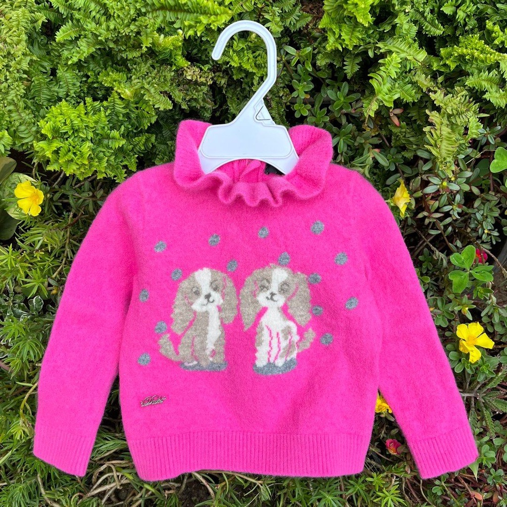 Atasan Panjang Daks Sweater Rajut Anak Perempuan