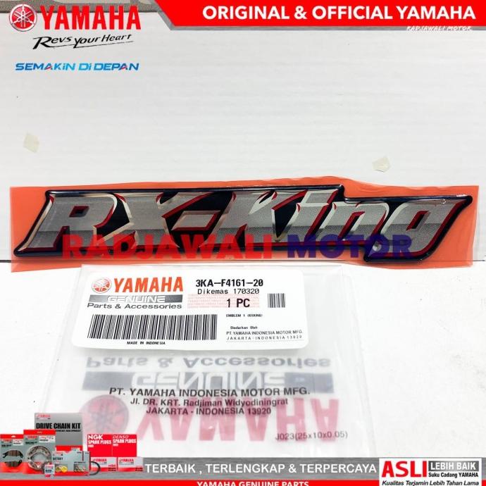 Emblem Box Aki Rx King 2003-2004 Asli Original Yamaha